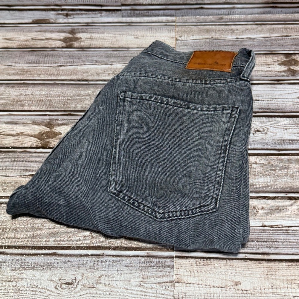Citizens of Humanity Daphne Crop Jeans Womens 25 Gray High Rise Raw Hem Straight